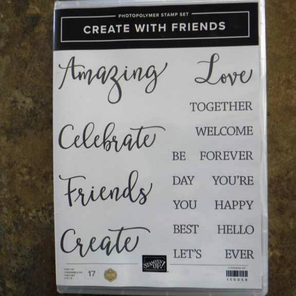 Stampin' Up! CREATE WITH FRIENDS Photopolymer Stamps – New!